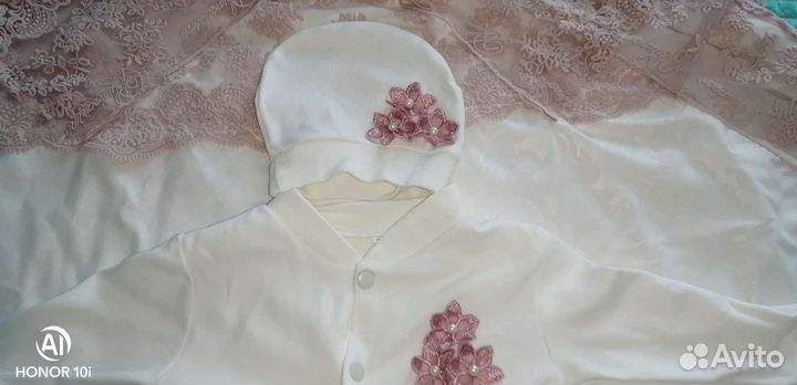 Конверт на выписку для девочки осень-весна