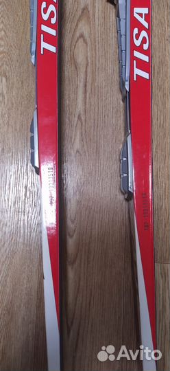 Лыжи беговые tisa race cap skating, б/у, 187см