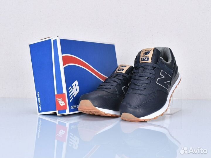 Кроссовки New Balance 574 натуральная кожа