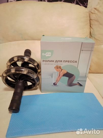 Ролик для пресса с двойным колесом