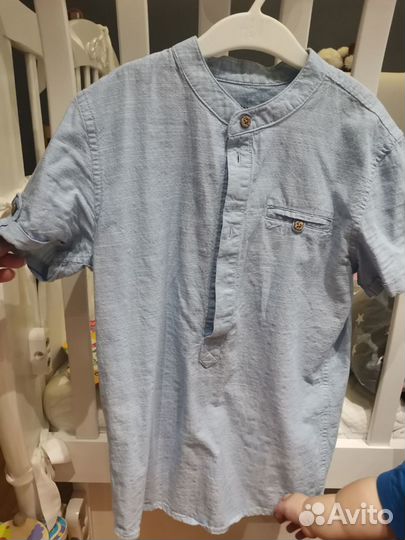 Рубашка детская на мальчика 140-146