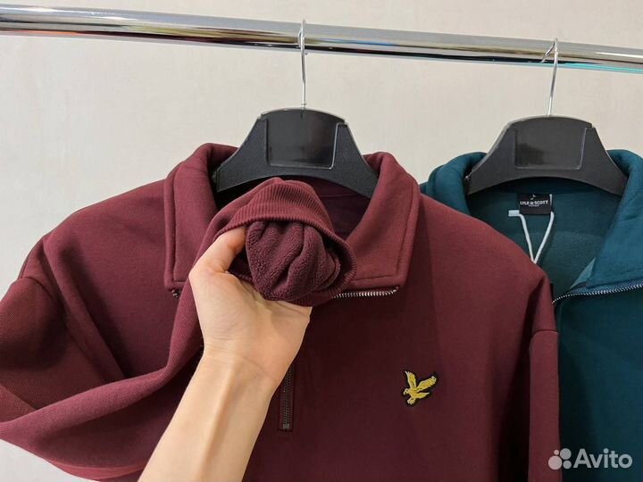 Кофта полузамок lyle scott