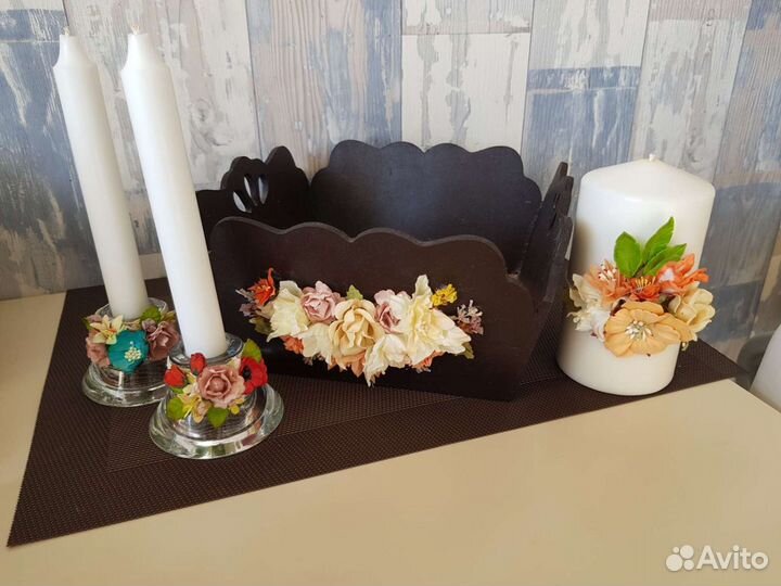 Декор свечи