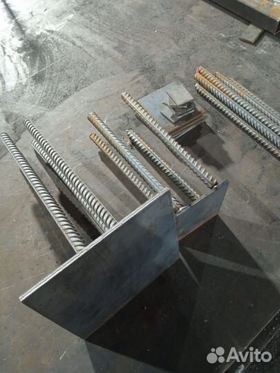 Металлические закладные для фундамента