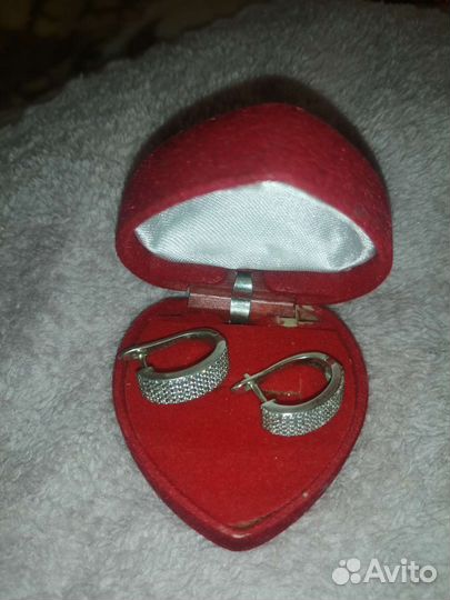 Серебряные серьги