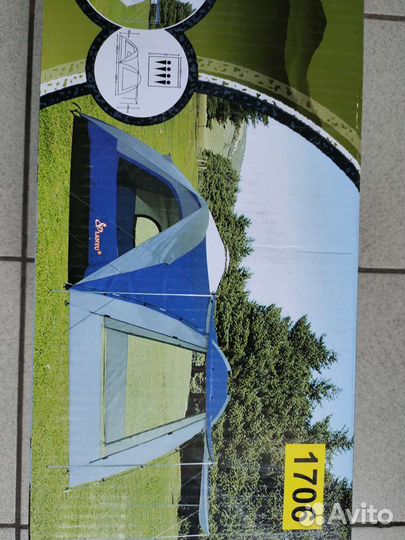 Палатка 4 местная с тентом