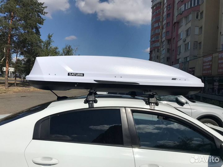 Автобокс на крышу Кия Рио 700 литров