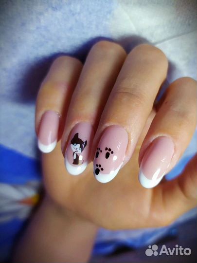 Маникюр с покрытием гель-лаком