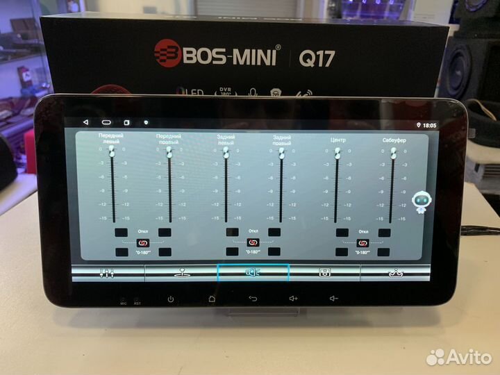 Магнитола Android Bos-Mini Q17 10,33