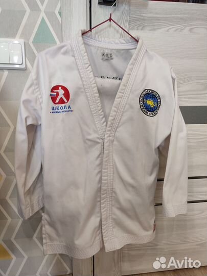 Добок для тхэквондо 140+ пояс в подарок