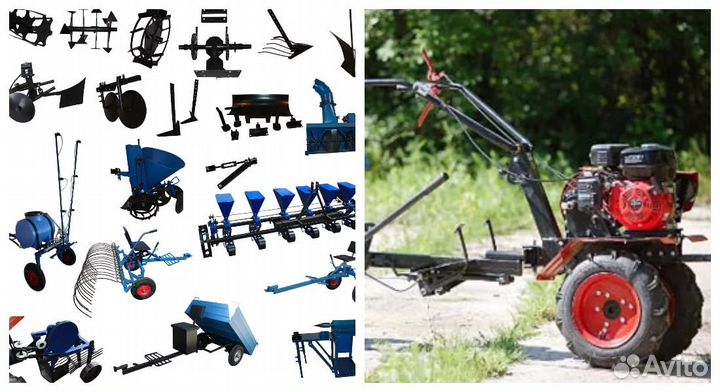 Мотоблок Ока мб-1 Д2М16 (9 л.с. Lifan)