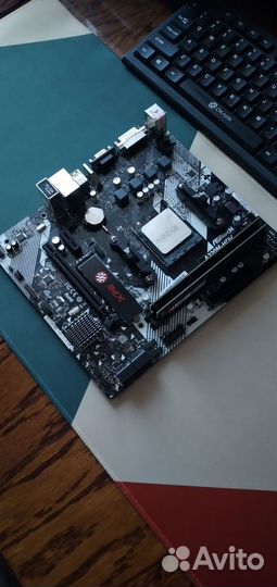 Материнская плата связка ryzen 5, 16gb