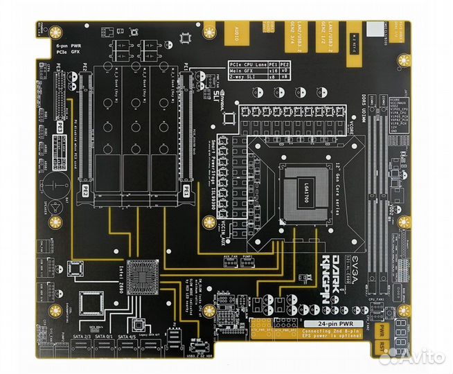 Материнская плата evga Z690 Dark Kingpin