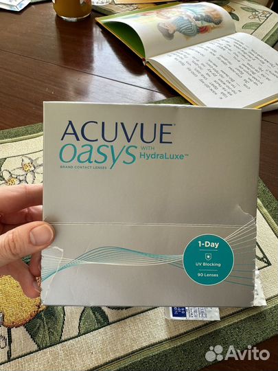 Контактные линзы acuvue oasys hydra lux