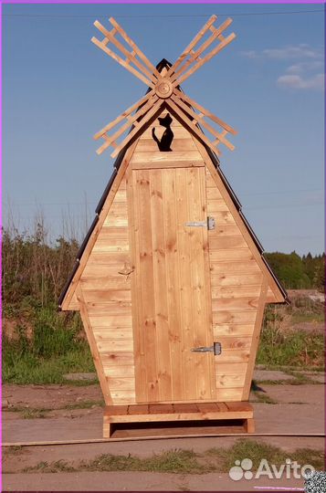 Дачный туалет с установкой SUN335