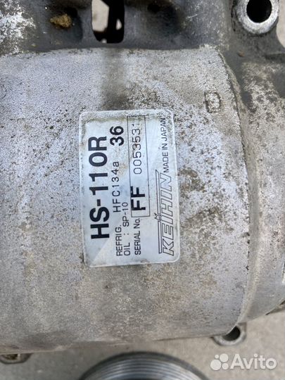 Компрессор кондиционера Honda accord 7