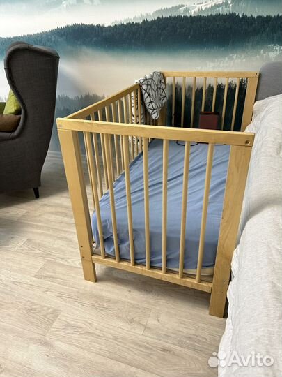 Детская кровать до 3 лет и пеленальный стол