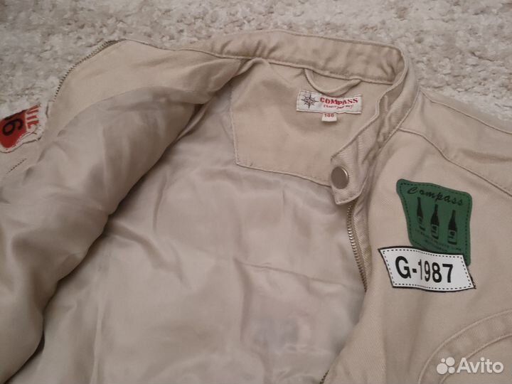 Джинсовая куртка для мальчика 146