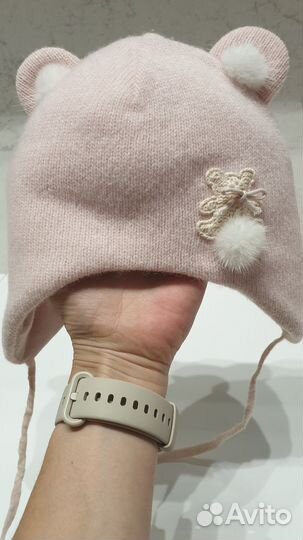 Шапка mothercare зимняя для девочки 2-6 месяцев