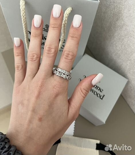 Двойное кольцо Vivienne Westwood