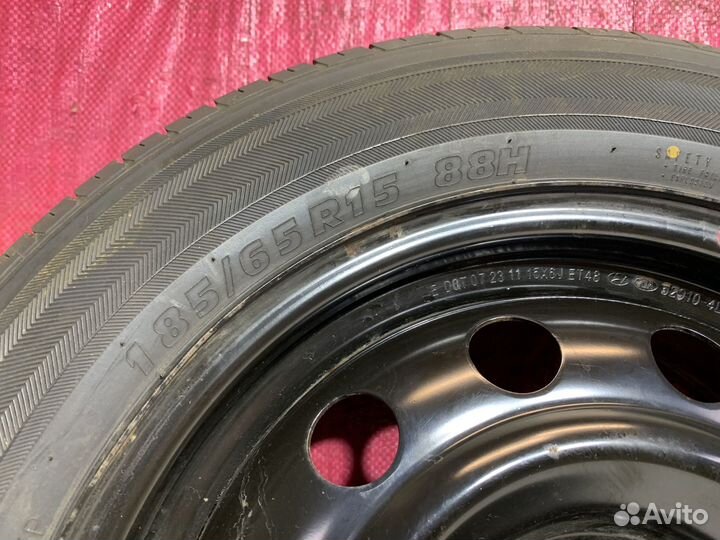 RIO 3 Solaris Запаска Kumho Solus kh17 185/65/15