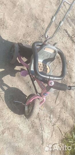 Детский велосипед с ручкой
