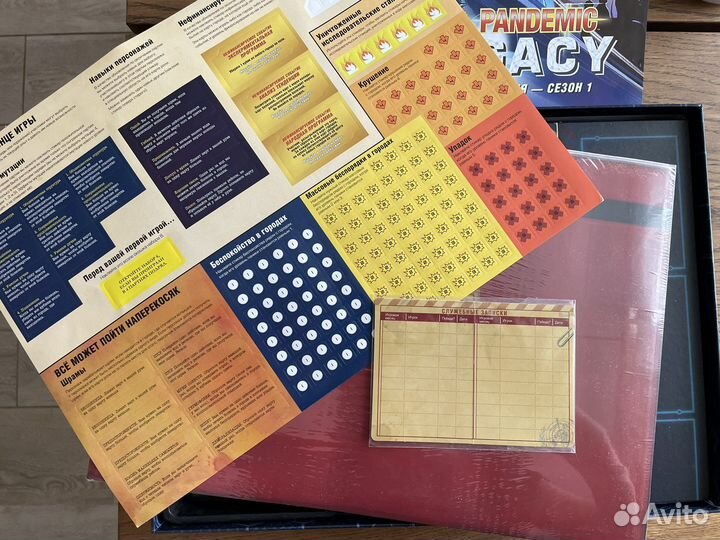 Настольная игра pandemic legacy season 1