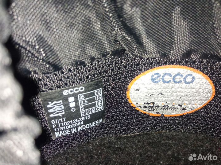 Сапоги зимние детские ecco (Indonesia) -35С