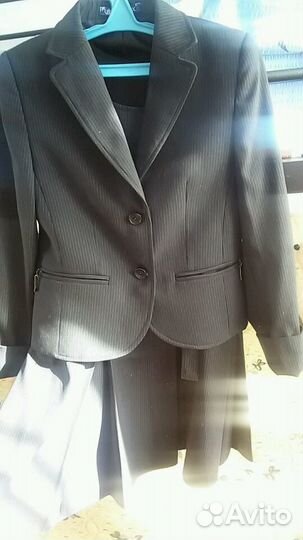 Школьный сарафан+жакет для девочки, 128-140