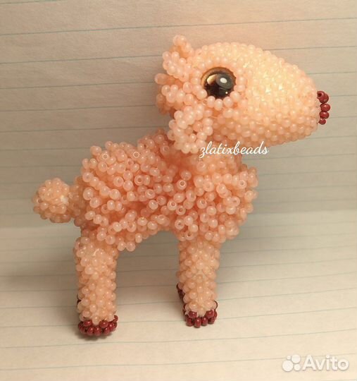 Овечка из бисера