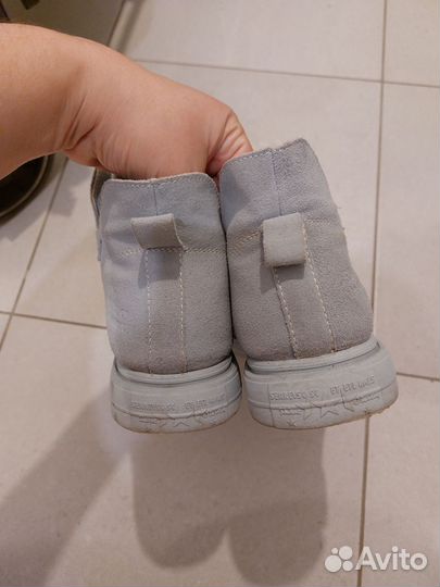 Ботинки демисезонные женские натуральная замша