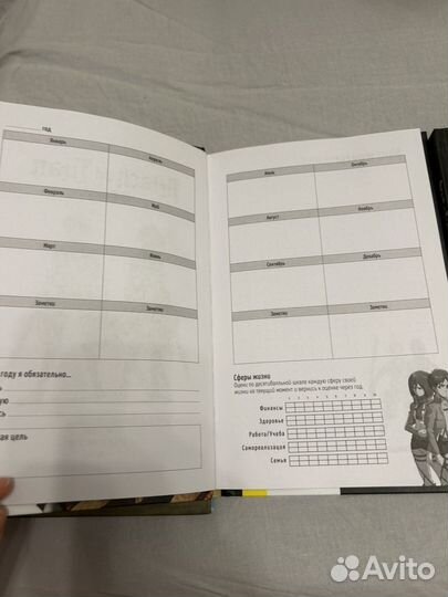 Аниме блокноты Атака титанов bullet journal