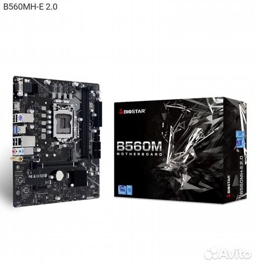 Материнская плата biostar B560MH-E 2.0 mATX LGA 12