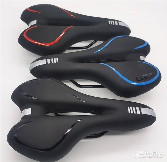 Седло с гелевыми вставками и анатомич. отверстием