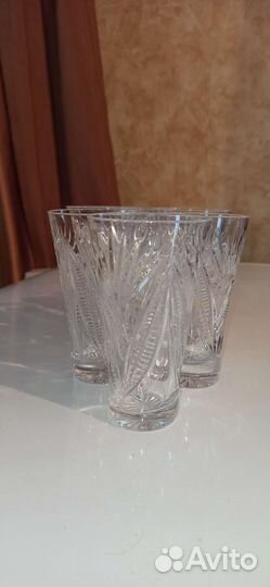 Стаканы для коктейля хрустальные СССР