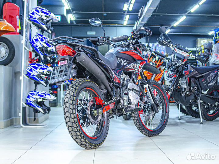 Мотоцикл эндуро rockot XR250 оранжевый