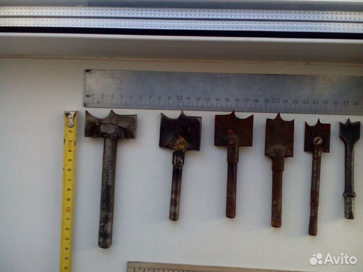 Сверла перьевые СССР, Набор 11 шт