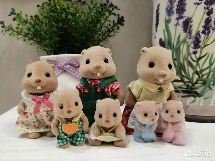Sylvanian families винтажные семейки