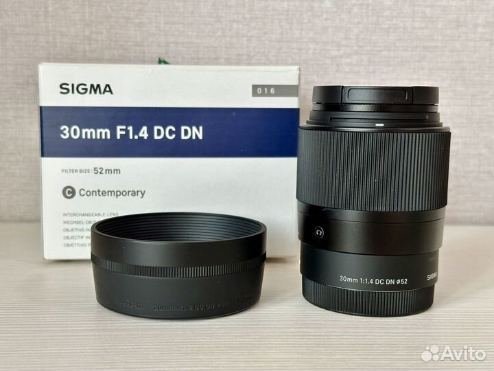 Объектив Sigma 30 мм 1.4 DC DN Sony E
