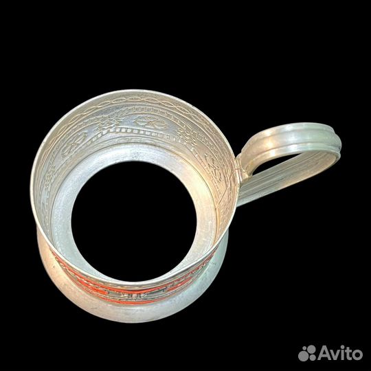 Советский стакан с подстаканником