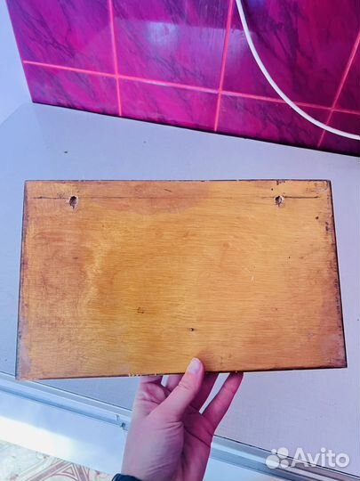 Печать фото на дереве раритет СССР