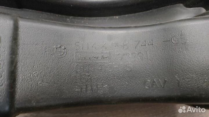 Воздуховод задний Bmw X5 3.0D E70 M57N2 2007