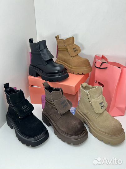 Ботинки зимние MIU MIU