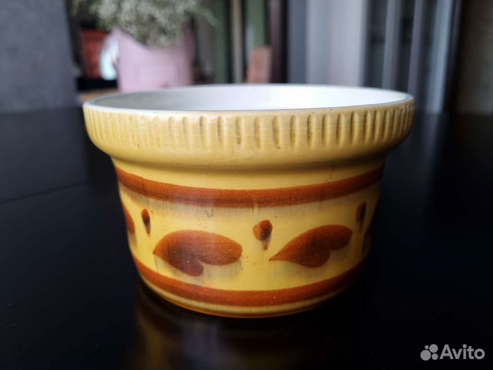 Сахарница фаянс, глазурь Конаковский завод СССР