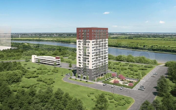 2-к. квартира, 56,3 м², 12/18 эт.