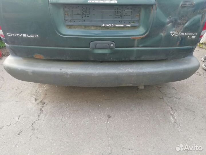 Бампер задний chrysler voyager 3 dodge caravan
