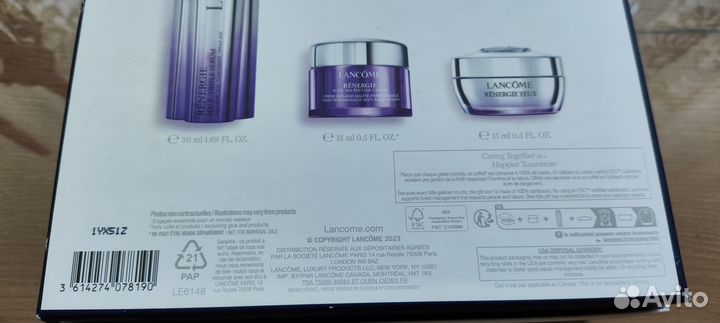 Lancôme сыворотка крем набор Ланком