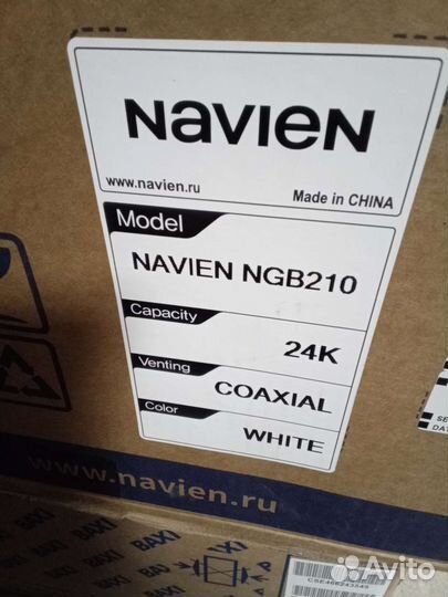 Газовый котел navien heatluxe 24K новый
