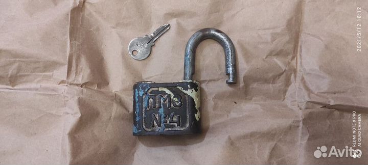 Замок навесной СССР 