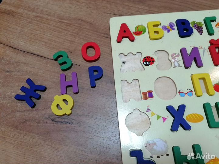 Деревянный алфавит